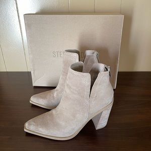 Steve Madden Cornelia Taupe Sand Suede Boots
